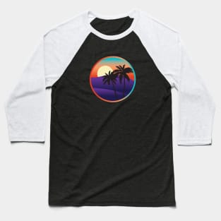 Gradient Palms Baseball T-Shirt